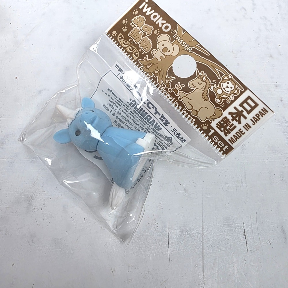 Lot of 6 Iwako Japanese 3D Puzzle‎ Erasers Unicorn Elephant Kangaroo NEW - Picture 2 of 4